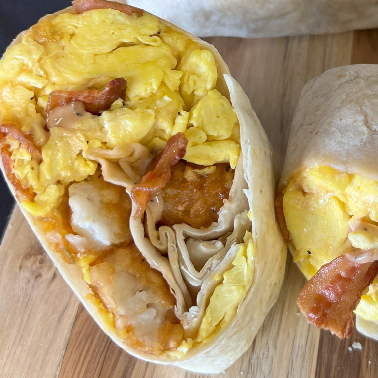 Delicious Breakfast Burrito