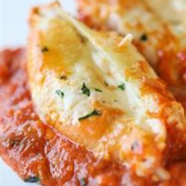 Stuffed Shells & Garden Salad.