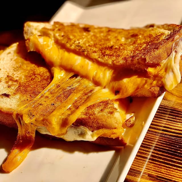 Adult Grilled Cheese Sandwich.