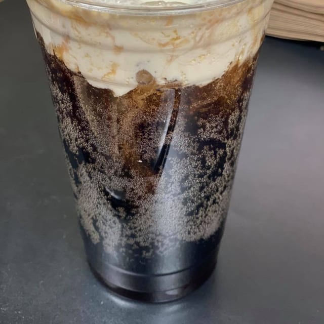 Blackberry Delight Soda.