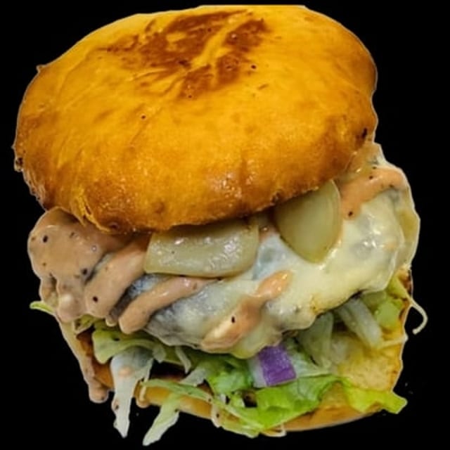 Garlic Burger.